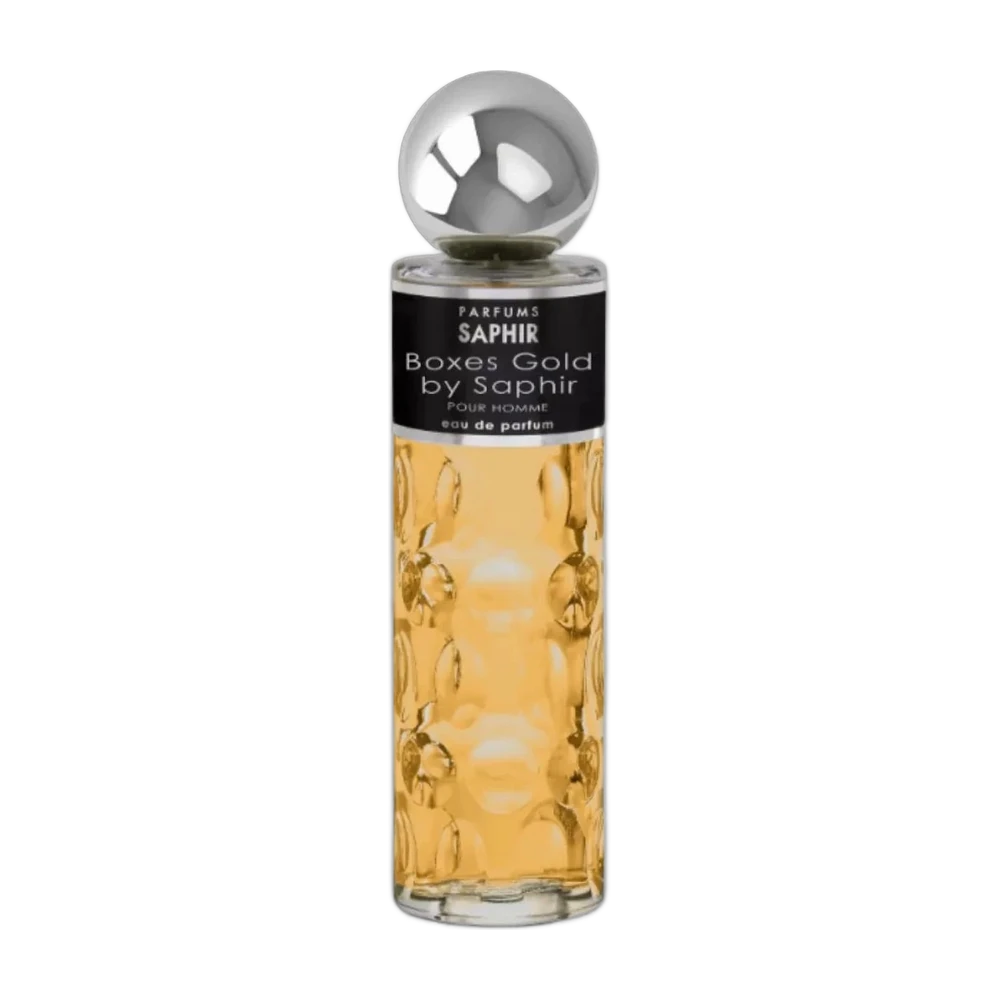Flakon Saphir Boxes Gold Pour Homme