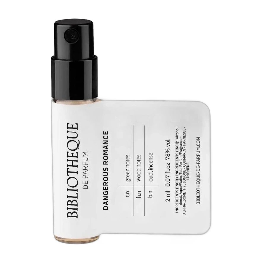 Flakon Bibliotheque de Parfum Dangerous Romance próbka