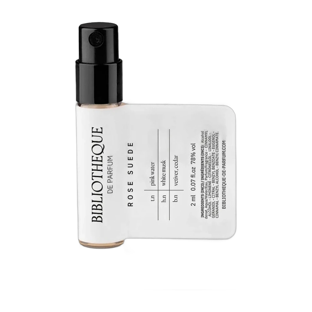 Flakon Bibliotheque de Parfum Rose Suede próbka
